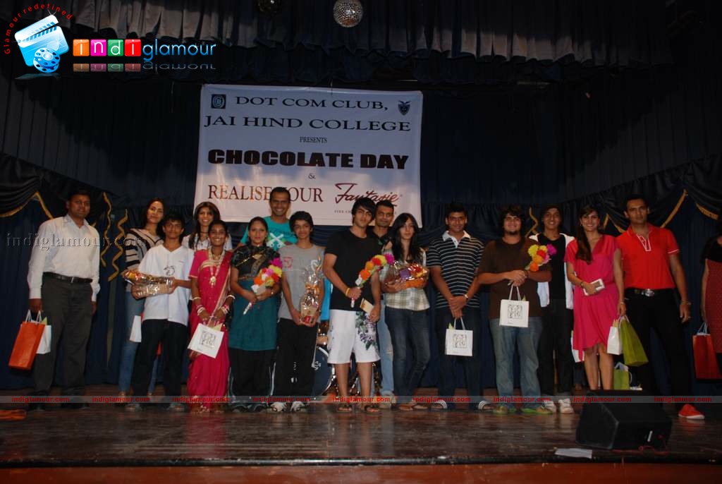 Perizaad Kolah, Simone Singh at Zeba Kohli's Chocolate show Event hd photo
